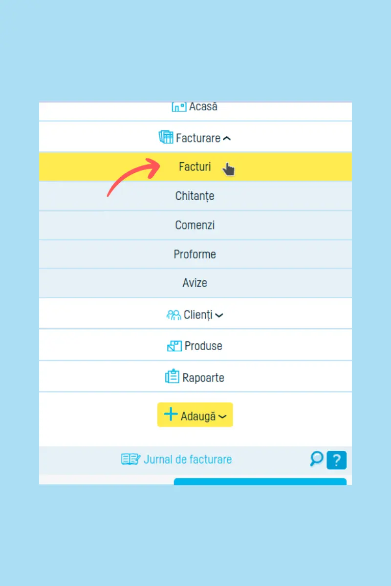 Cum export mai multe facturi în Ciel? - pasul 1